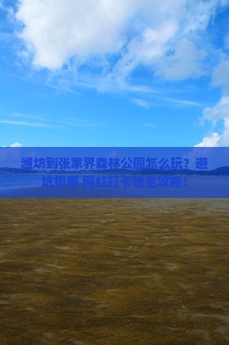 潍坊到张家界森林公园哪里玩
