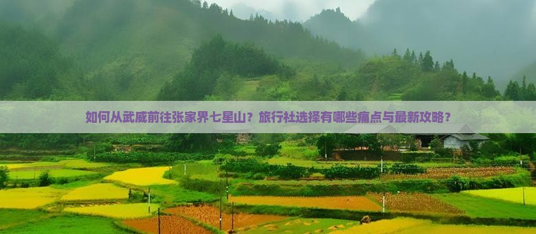 如何从武威前往张家界七星山？旅行社选择有哪些痛点与最新攻略？