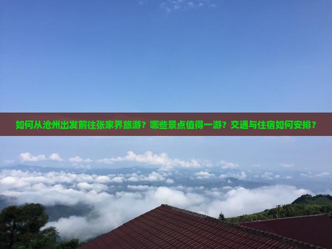 如何从沧州出发前往张家界旅游？哪些景点值得一游？交通与住宿如何安排？