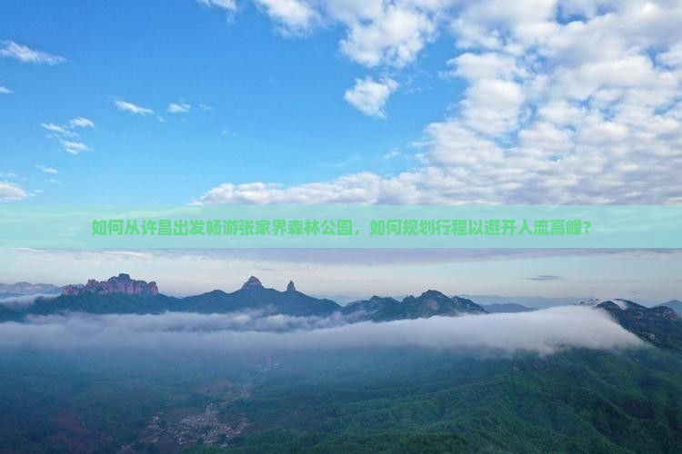 如何从许昌出发畅游张家界森林公园，如何规划行程以避开人流高峰？