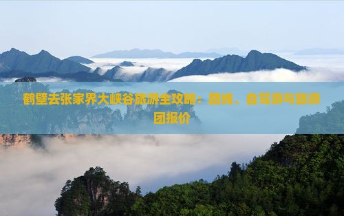 鹤壁去张家界大峡谷旅游全攻略：路线、自驾游与旅游团报价