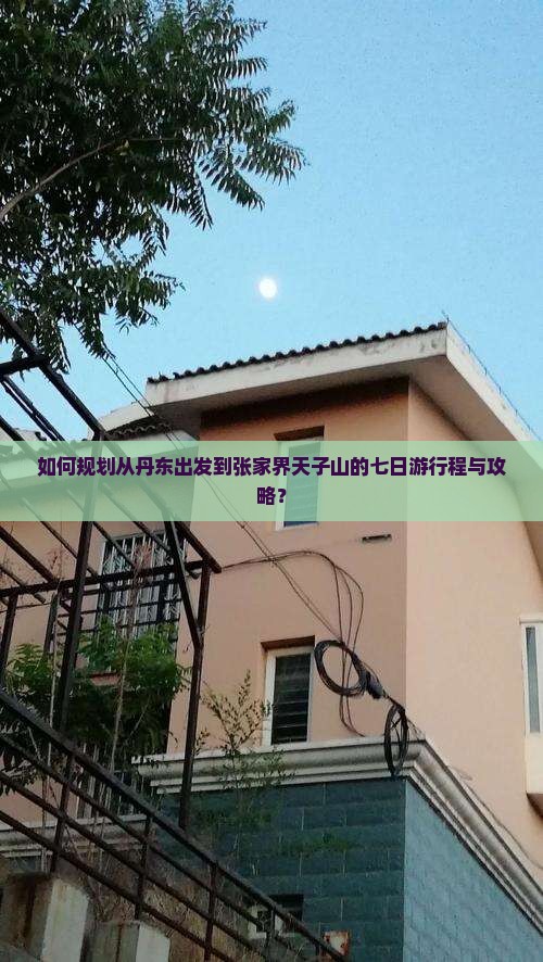 如何规划从丹东出发到张家界天子山的七日游行程与攻略？