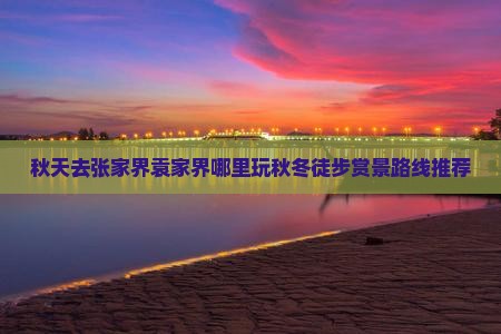 秋天去张家界袁家界哪里玩秋冬徒步赏景路线推荐