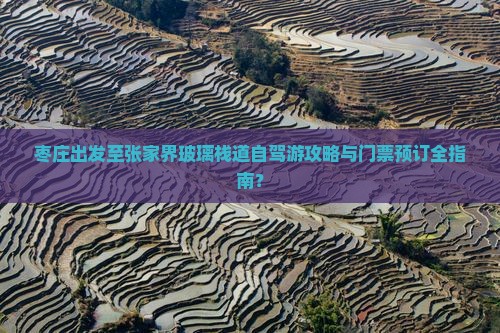 枣庄出发至张家界玻璃栈道自驾游攻略与门票预订全指南？