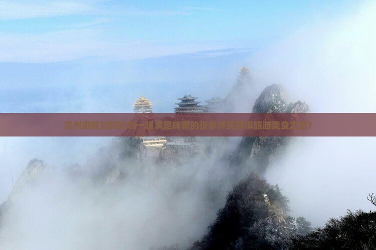 滨州游客如何规划一趟满足味蕾的张家界芙蓉镇旅游美食之旅？