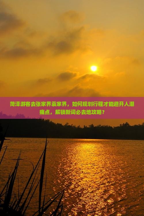 菏泽游客去张家界袁家界，如何规划行程才能避开人潮痛点，解锁新词必去地攻略？