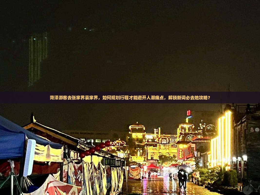 菏泽游客去张家界袁家界，如何规划行程才能避开人潮痛点，解锁新词必去地攻略？