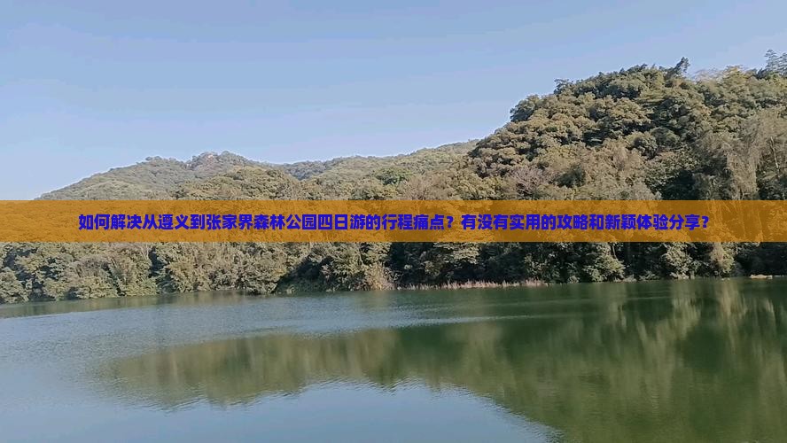 如何解决从遵义到张家界森林公园四日游的行程痛点？有没有实用的攻略和新颖体验分享？