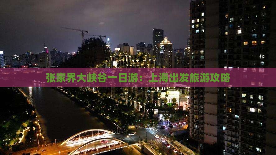 张家界大峡谷一日游：上海出发旅游攻略