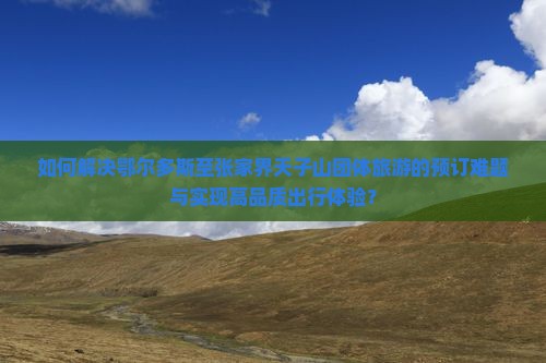 如何解决鄂尔多斯至张家界天子山团体旅游的预订难题与实现高品质出行体验？