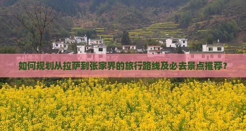 如何规划从拉萨到张家界的旅行路线及必去景点推荐？