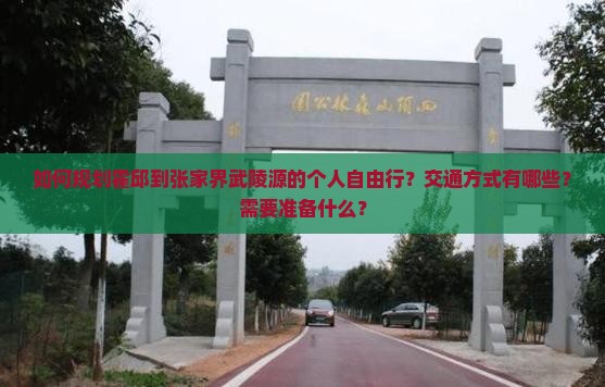 如何规划霍邱到张家界武陵源的个人自由行？交通方式有哪些？需要准备什么？