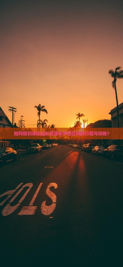 如何规划清远出发至张家界四日游的行程与攻略？