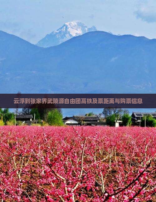 云浮到张家界武陵源自由团高铁及票距离与购票信息