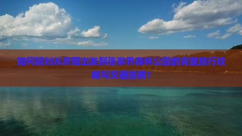 如何规划从庆阳出发到张家界森林公园的完整旅行攻略与交通指南？