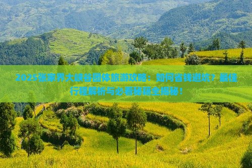 春天去张家界大峡谷团体旅游