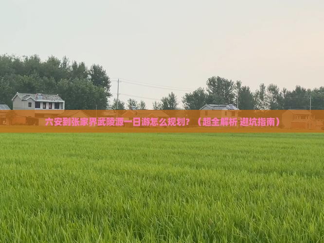 六安去张家界武陵源一日 六安去张家界武陵源一日