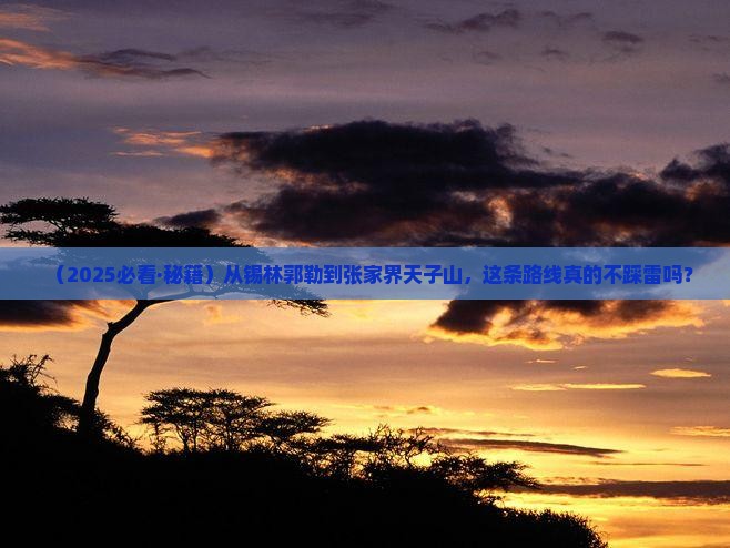 锡林郭勒盟到张家界天子山二日游