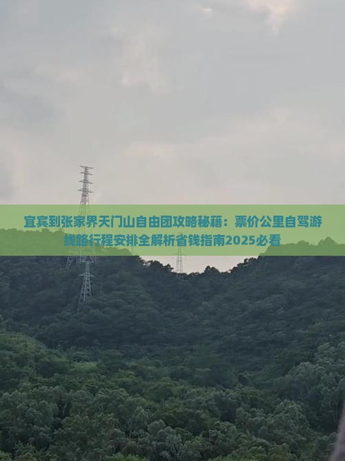 宜宾到张家界天门山自由团