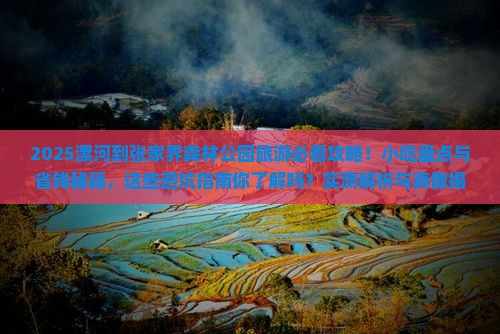 漯河到张家界森林公园旅游小吃