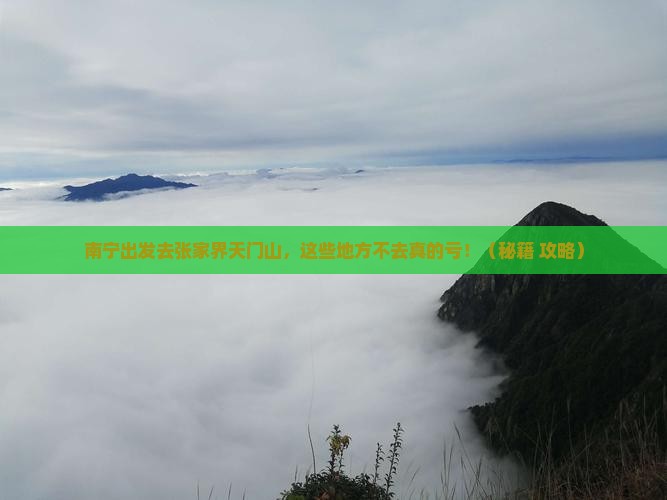 南宁去张家界天门山必去地