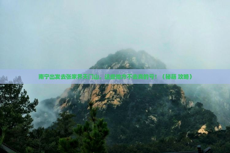 南宁去张家界天门山必去地