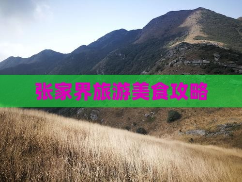 绥化去张家界旅游小吃 绥化去张家界旅游小吃