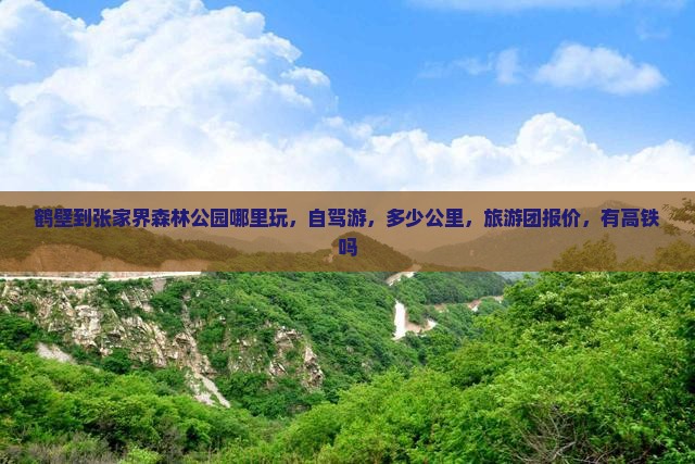 鹤壁到张家界森林公园哪里玩