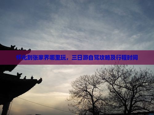 怀化到张家界哪里玩