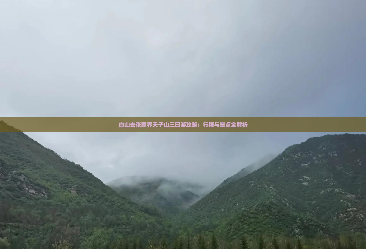 白山去张家界天子山三日游