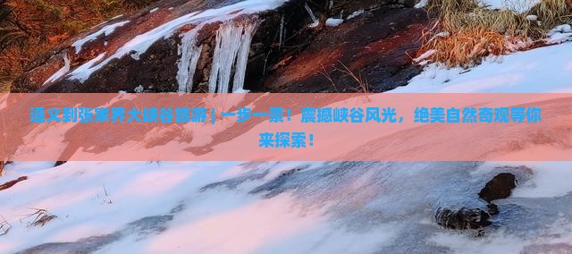 遵义到张家界大峡谷旅游