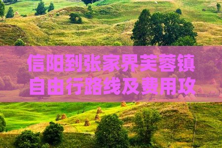 信阳到张家界芙蓉镇自由行