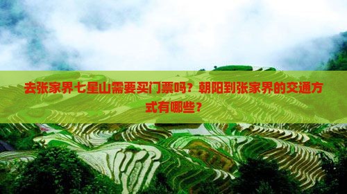 去张家界七星山需要买门票吗？朝阳到张家界的交通方式有哪些？