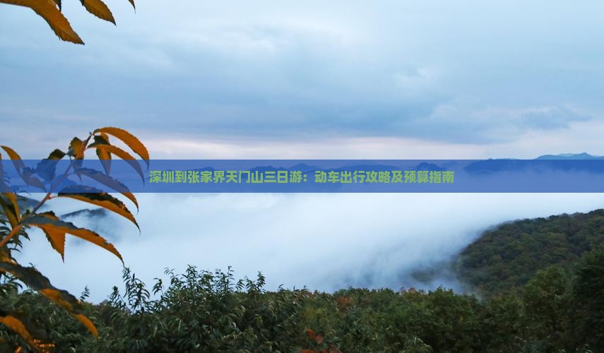 深圳到张家界天门山三日游：动车出行攻略及预算指南