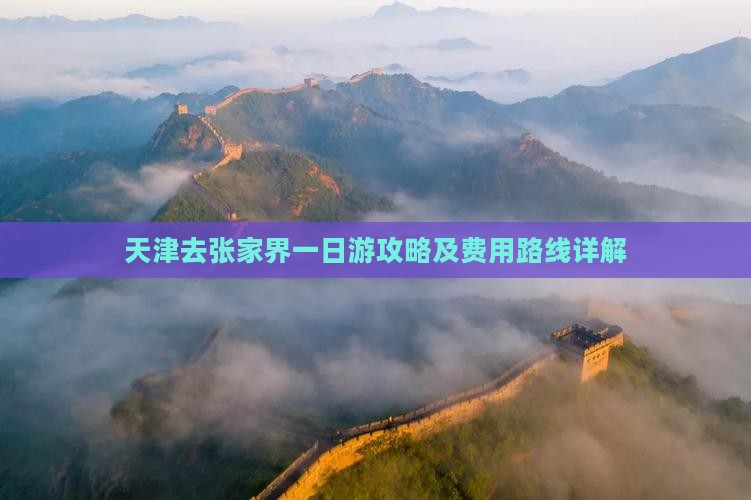 天津去张家界一日游攻略及费用路线详解