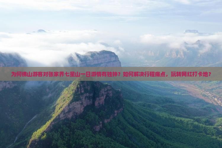 为何佛山游客对张家界七星山一日游情有独钟？如何解决行程痛点，玩转网红打卡地？