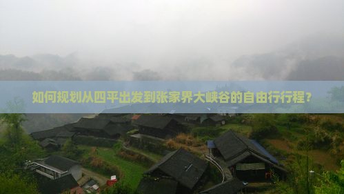 如何规划从四平出发到张家界大峡谷的自由行行程？