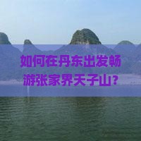 如何在丹东出发畅游张家界天子山？旅行痛点，打造沉浸式游玩新体验！