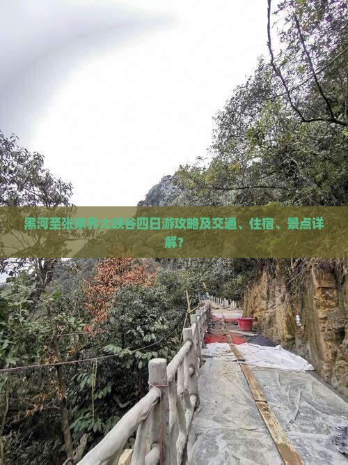 黑河至张家界大峡谷四日游攻略及交通、住宿、景点详解？