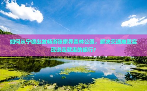 如何从宁德出发畅游张家界森林公园，解决交通难题实现说走就走的旅行？