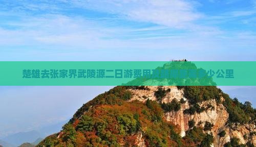 楚雄去张家界武陵源二日游费用及路犀距离多少公里