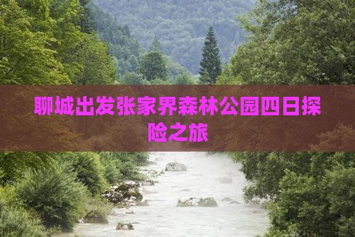 聊城出发张家界森林公园四日探险之旅