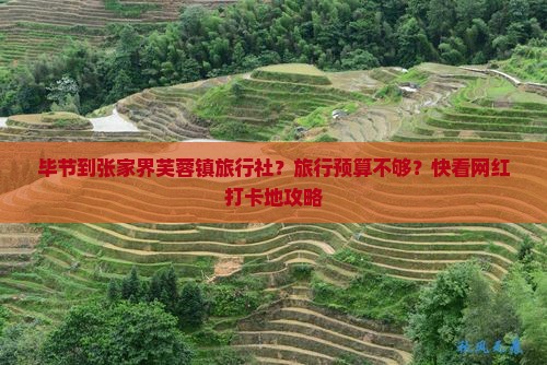 毕节到张家界芙蓉镇旅行社？旅行预算不够？快看网红打卡地攻略
