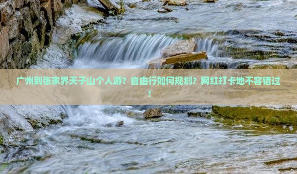 广州到张家界天子山个人游？自由行如何规划？网红打卡地不容错过！