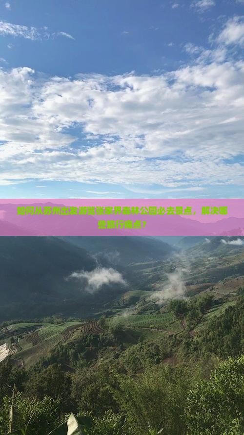 如何从苏州出发游览张家界森林公园必去景点，解决哪些旅行痛点？