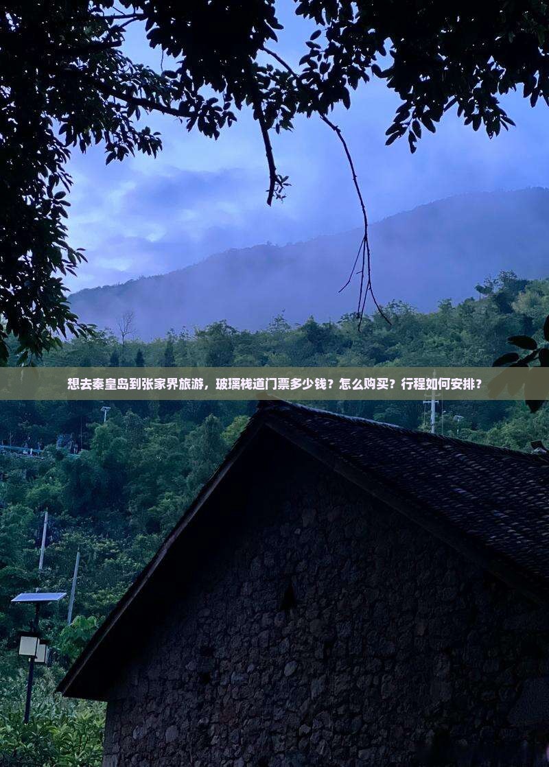 想去秦皇岛到张家界旅游，玻璃栈道门票多少钱？怎么购买？行程如何安排？