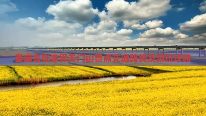 娄底去张家界天门山景点交通路线及游玩攻略
