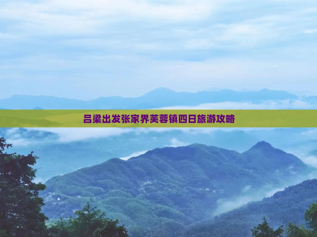 吕梁出发张家界芙蓉镇四日旅游攻略