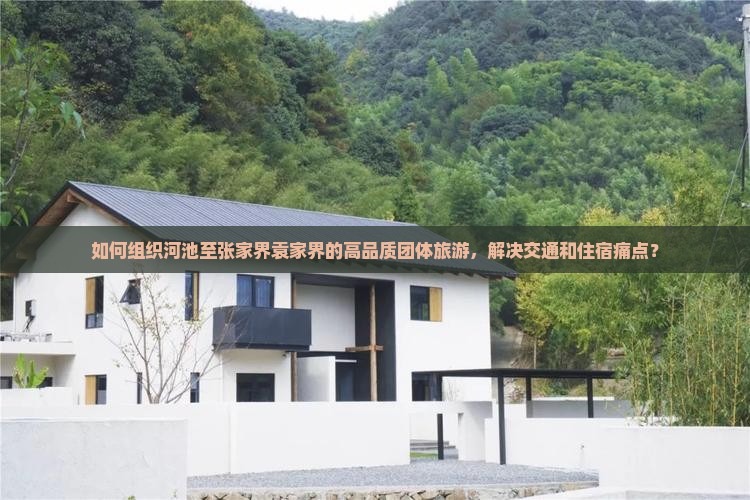 如何组织河池至张家界袁家界的高品质团体旅游，解决交通和住宿痛点？