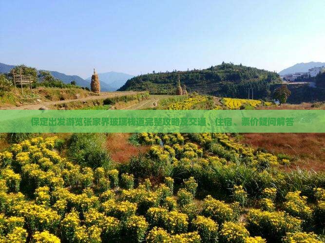 保定出发游览张家界玻璃栈道完整攻略及交通、住宿、票价疑问解答